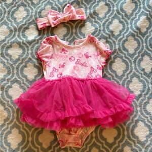Barbie Outfit with Tutu and Headband Size 24 Months